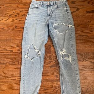 American Eagle Distressed Light Blue Jeans